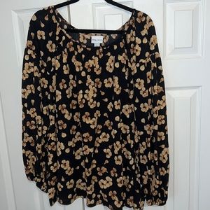 Ava&viv Floral Blouse